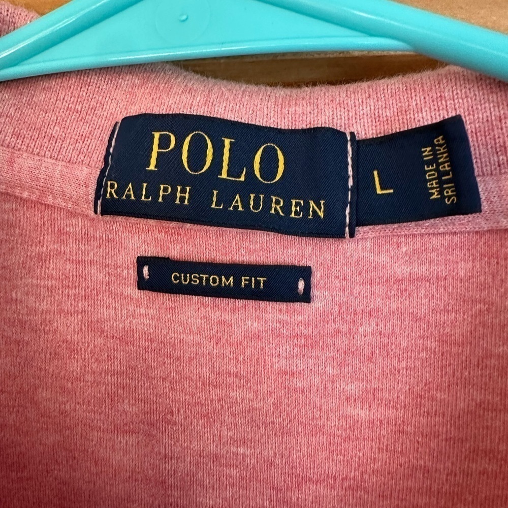 Polo Ralph Lauren Men’s Pull Over Shirt Heathered Red Size Large - Picture 7 of 12